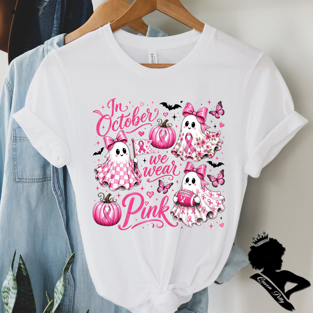 In October we wear pink
